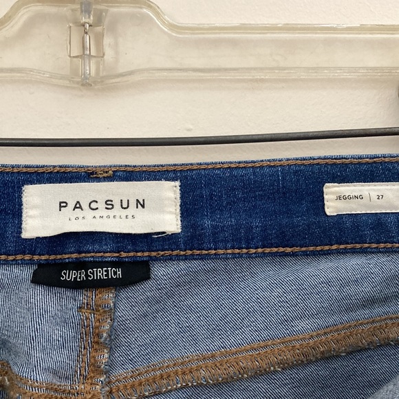 Ladies Jegging Jeans size 27, Pacsun Super Stretch - Picture 2 of 3
